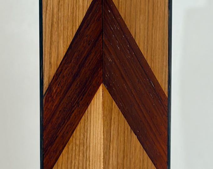 Handmade Wood Matchbox in Cherry with Padauk and Ebony