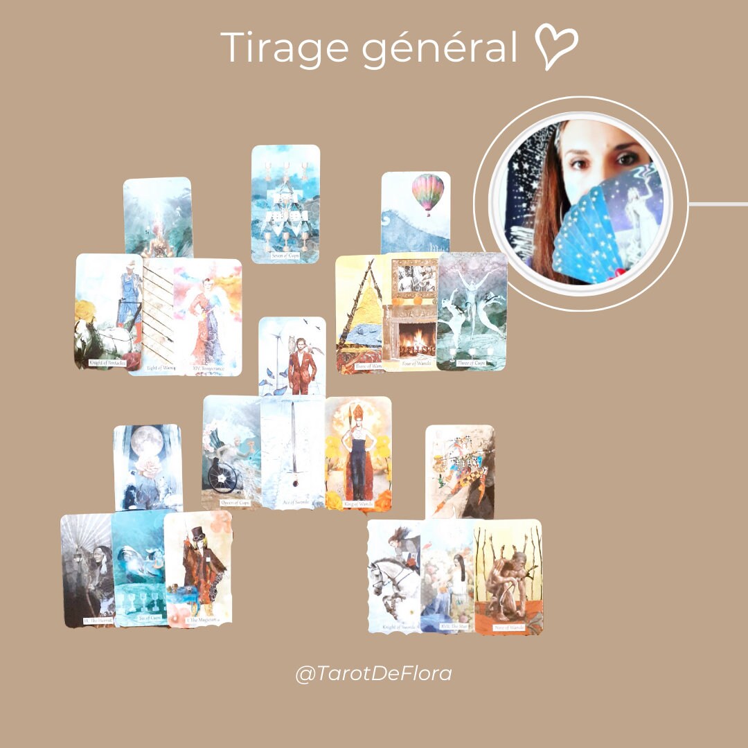 Tirage Général 21 Cartes Dans 5 Grands Domaines de Vie