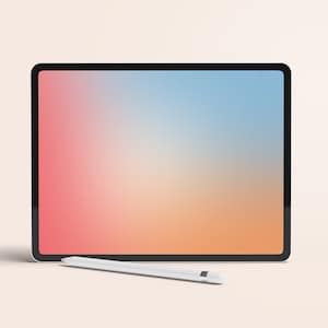 Aesthetic Gradient iPad Wallpaper Background - Gradient, Abstract, INSTANT DOWNLOAD, iPad Wallpaper, Cute iPad Wallpaper, iPad Pro Wallpaper