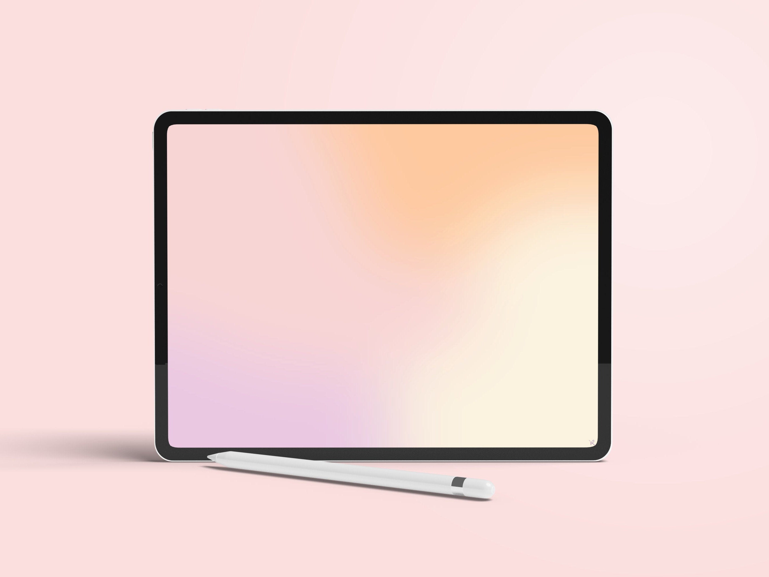 Aesthetic Gradient Ipad Wallpaper Background Gradient Etsy