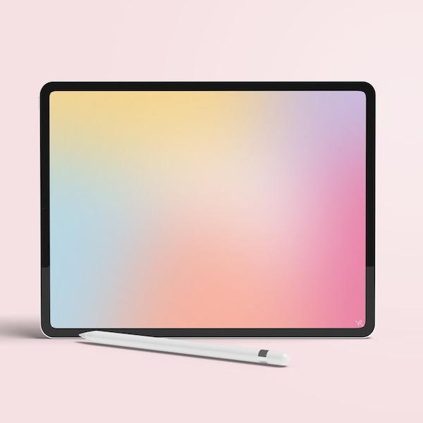 Aesthetic Gradient iPad Wallpaper Background - Gradient, Abstract, INSTANT DOWNLOAD, iPad Wallpaper, Cute iPad Wallpaper, iPad Pro Wallpaper