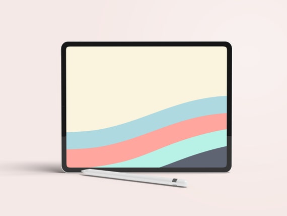 Aesthetic Ipad Wallpaper Background Fun Abstract Instant Etsy