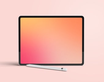 Aesthetic Gradient iPad Wallpaper Background - Gradient, Abstract, INSTANT DOWNLOAD, iPad Wallpaper, Cute iPad Wallpaper, iPad Pro Wallpaper