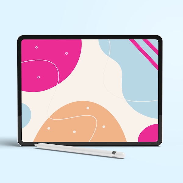 Aesthetic Abstract iPad Wallpaper Background - Graphics, Abstract, INSTANT DOWNLOAD, iPad Wallpaper, Cute iPad Wallpaper, iPad Pro Wallpaper