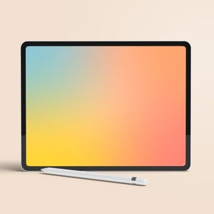 Aesthetic Gradient iPad Wallpaper Background - Gradient, Abstract, INSTANT DOWNLOAD, iPad Wallpaper, Cute iPad Wallpaper, iPad Pro Wallpaper