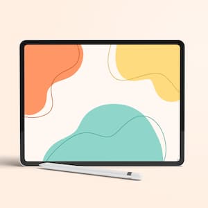 Aesthetic Abstract iPad Wallpaper Background - Graphics, Abstract, INSTANT DOWNLOAD, iPad Wallpaper, Cute iPad Wallpaper, iPad Pro Wallpaper