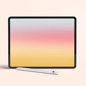 Aesthetic Gradient iPad Wallpaper Background - Gradient, Abstract, INSTANT DOWNLOAD, iPad Wallpaper, Cute iPad Wallpaper, iPad Pro Wallpaper