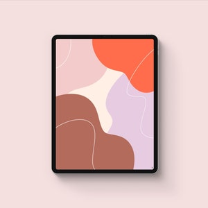 Aesthetic Abstract iPad Wallpaper Background - Graphics, Abstract, INSTANT DOWNLOAD, iPad Wallpaper, Cute iPad Wallpaper, iPad Pro Wallpaper