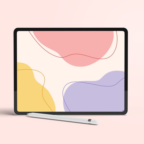 Aesthetic Abstract iPad Wallpaper Background - Graphics, Abstract, INSTANT DOWNLOAD, iPad Wallpaper, Cute iPad Wallpaper, iPad Pro Wallpaper