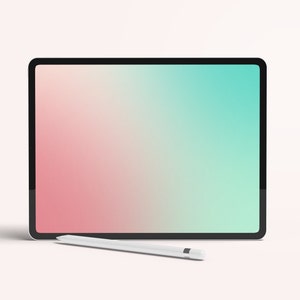 Aesthetic Gradient iPad Wallpaper Background - Gradient, Abstract, INSTANT DOWNLOAD, iPad Wallpaper, Cute iPad Wallpaper, iPad Pro Wallpaper