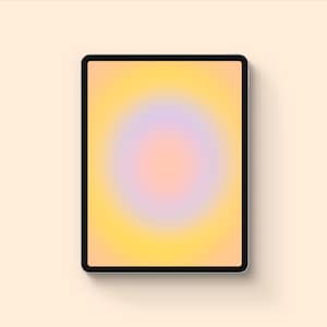 Aesthetic Gradient iPad Wallpaper Background - Gradient, Abstract, INSTANT DOWNLOAD, iPad Wallpaper, Aura iPad Wallpaper, iPad Pro Wallpaper