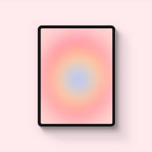 Aesthetic Gradient iPad Wallpaper Background - Gradient, Abstract, INSTANT DOWNLOAD, iPad Wallpaper, Aura iPad Wallpaper, iPad Pro Wallpaper