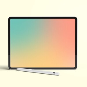 Aesthetic Gradient iPad Wallpaper Background - Gradient, Abstract, INSTANT DOWNLOAD, iPad Wallpaper, Cute iPad Wallpaper, iPad Pro Wallpaper
