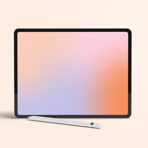 Aesthetic Gradient iPad Wallpaper Background - Gradient, Abstract, INSTANT DOWNLOAD, iPad Wallpaper, Cute iPad Wallpaper, iPad Pro Wallpaper