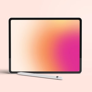 Aesthetic Gradient iPad Wallpaper Background - Gradient, Abstract, INSTANT DOWNLOAD, iPad Wallpaper, Cute iPad Wallpaper, iPad Pro Wallpaper