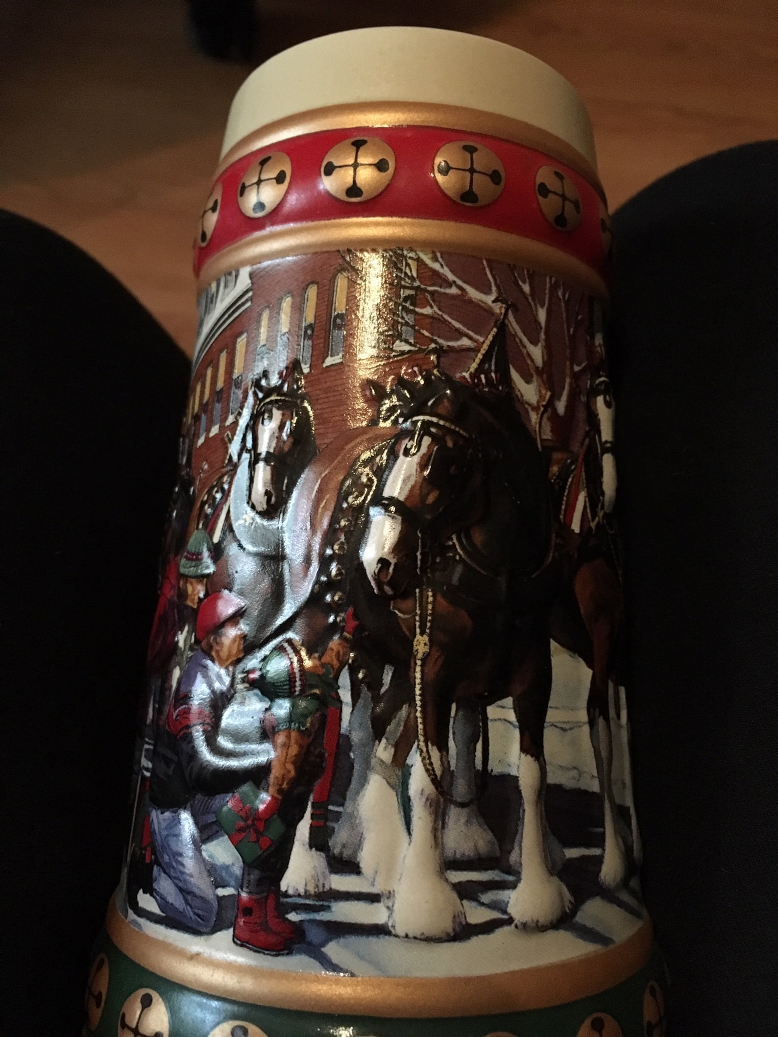Budweiser Holiday Beer Stein Etsy