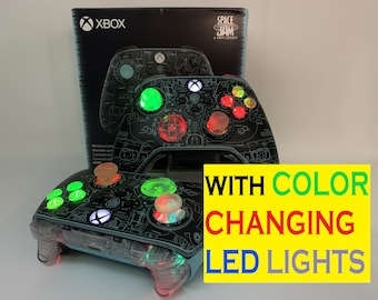 BRAND NEW Space Jam A New Legacy Xbox One Controller w Color Changing LED Mod Gaming