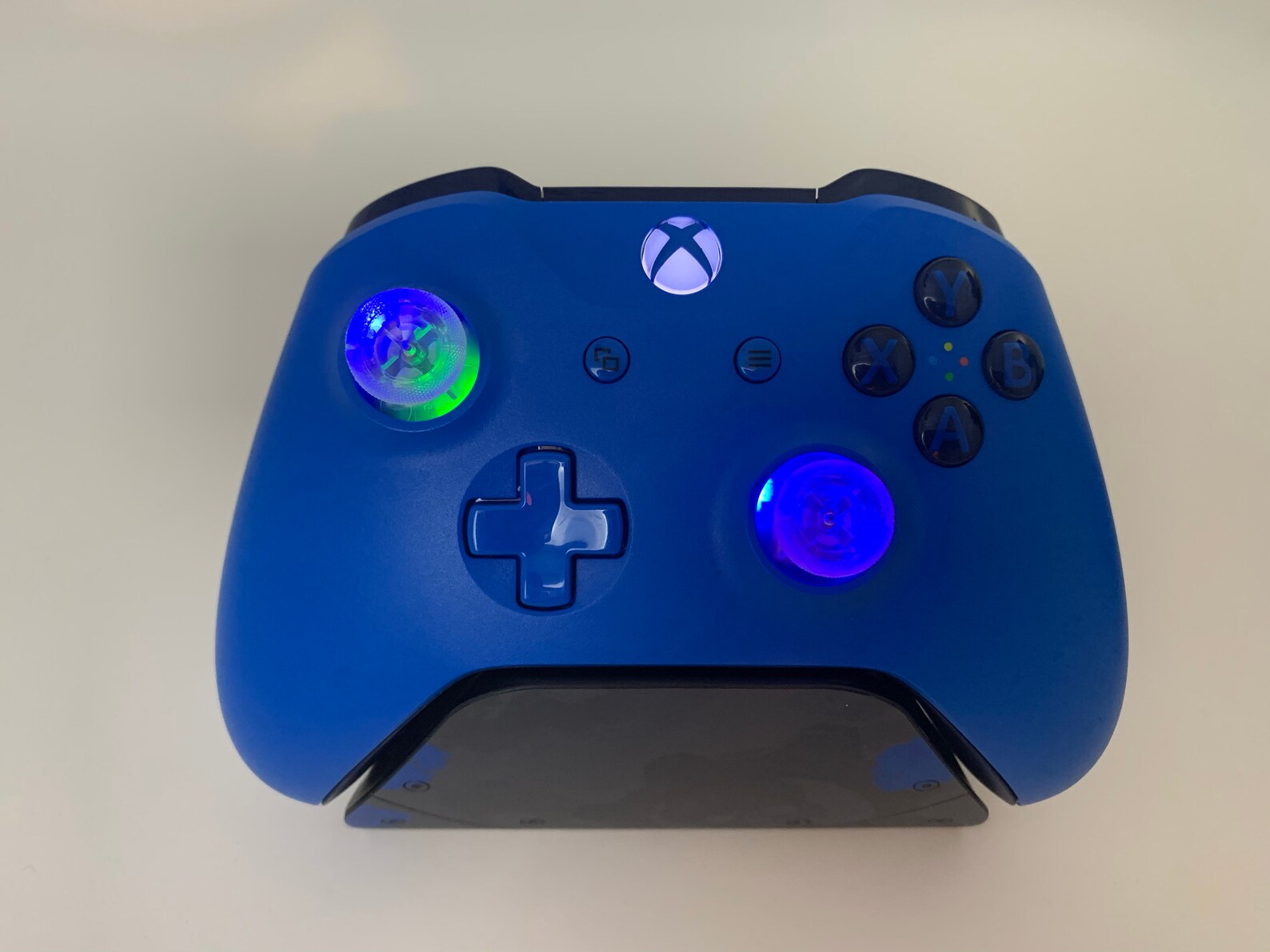 PROFESSIONALLY REFURBISHED Blue Xbox One Controller W LED Mod Etsy