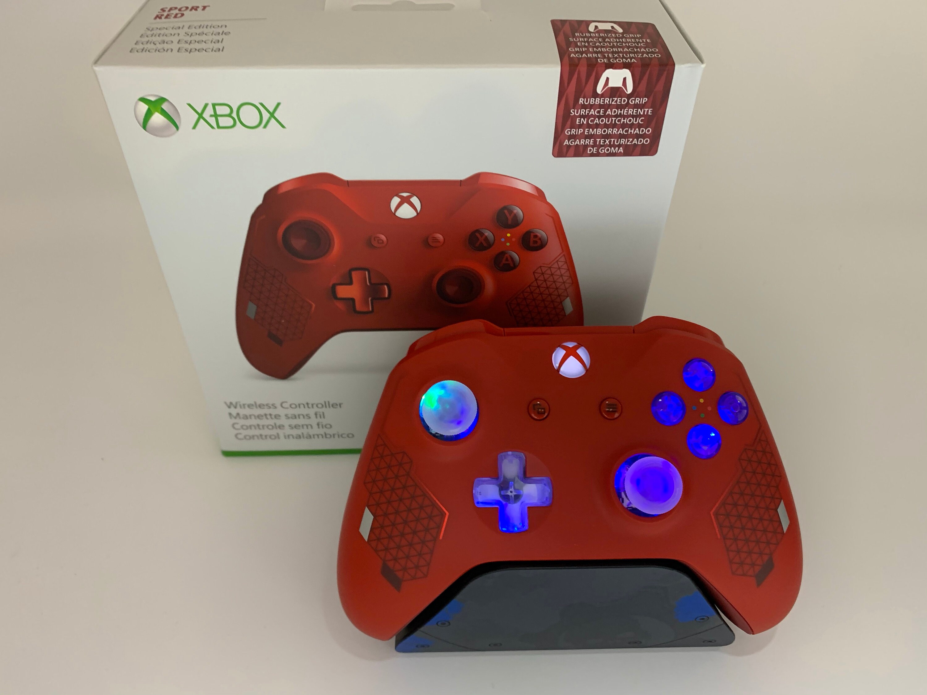 BRANDNEUE Xbox One Limited Edition Sport Red Controller mit Farbwechsel LED Mod Etsy