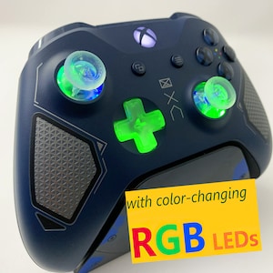 PROFESSIONALLY REFURBISHED Limited Edition Patrol Tech Xbox One Controller w Color Changing LED Mod Gaming