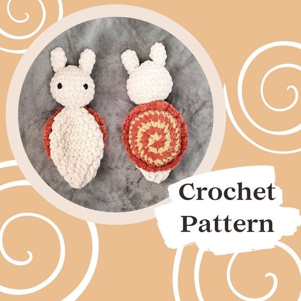 Cinnamon the Snail Bub Pattern | Snail Crochet Pattern | Snail Plushie | Crochet Snail Pattern | Snail Amigurumi | Crochet Slug Pattern