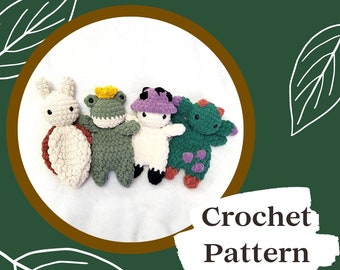 Four Swamp Bub Patterns | Snail Crochet Pattern | Frog Crochet Pattern | Mushroom Crochet Pattern | Goblin Crochet Pattern | Crochet Bundle