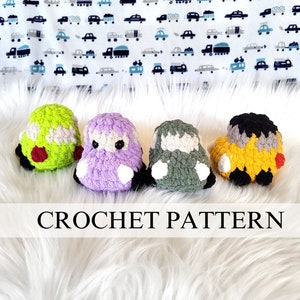 Revy the Car Crochet Pattern: No-Sew, Beginner Friendly Vehicle Amigurumi Toy (PDF Pattern)