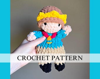 Wilder the Prince Bub Pattern | Prince Crochet Pattern | Prince Plushie | Prince Amigurumi Pattern | Amigurumi Prince