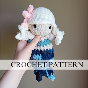 Marina the Mermaid Bub Pattern | Mermaid Amigurumi Pattern | Crochet Mermaid Pattern | Little Mermaid Crochet Pattern | Mermaid Crochet Doll