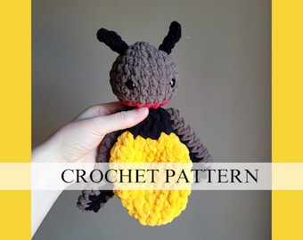 Lumie Eldflugan Bubbla Virkmönster: Insekt Amigurumi Leksaksgos Plysch (PDF-mönster)