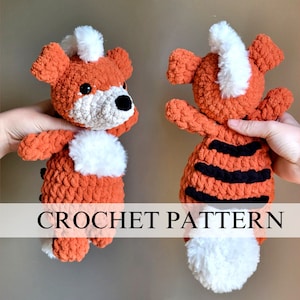 Growlie the Fire Puppy Pattern | Pocket Monster Crochet Pattern | Pocket Monster Amigurumi | Fire Type Crochet Pattern | Fire Pup Pattern