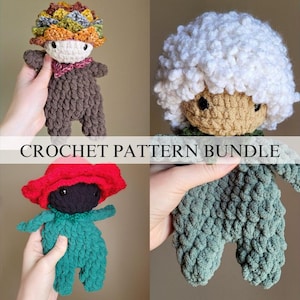 Garden Bubs Pattern Bundle | Flower Crochet Pattern | Flower Amigurumi | Succulent Amigurumi | Dandelion Amigurumi
