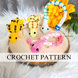 Beaded Fidget Snake Crochet Pattern | Crochet Fidget Toy | Fidget Crochet Pattern | Snake Crochet Pattern | Crochet Market Prep
