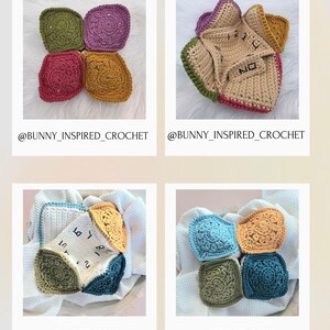 Cootie Catcher Crochet Pattern: Granny Square Fortune Teller (PDF Pattern) image 2