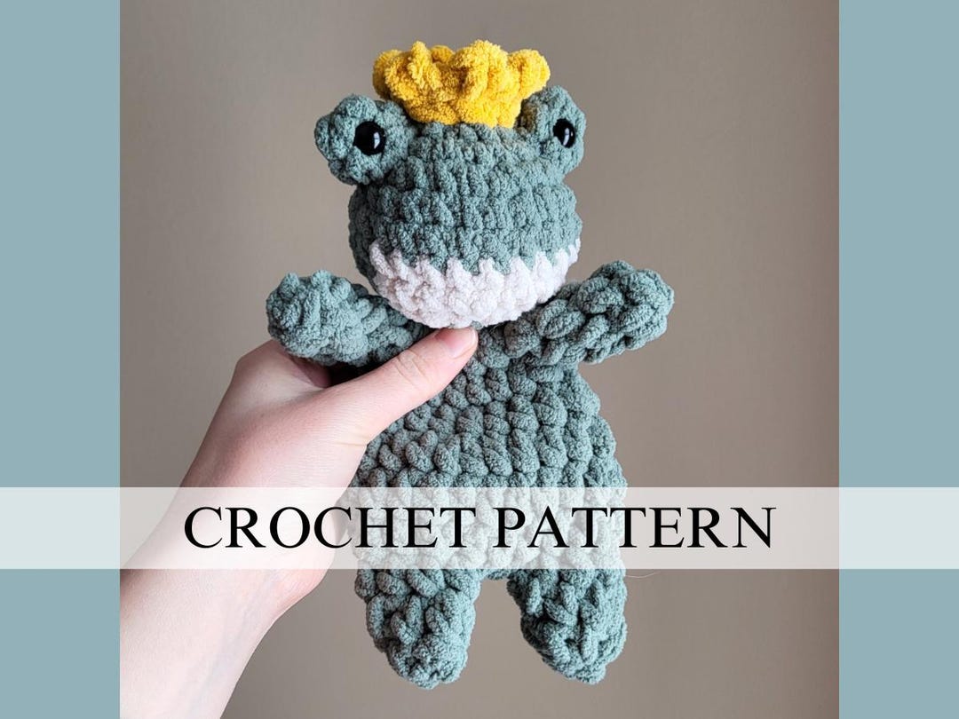 Prince Leapold the Frog Bub Pattern | Frog Prince Pattern | Frog ...