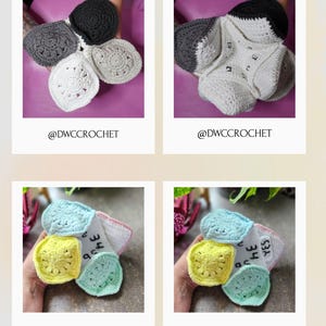Cootie Catcher Crochet Pattern: Granny Square Fortune Teller (PDF Pattern) image 3
