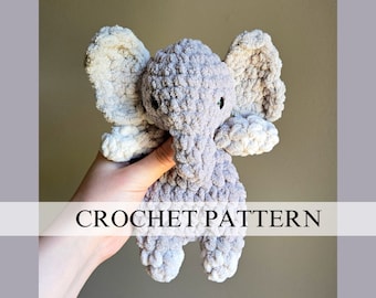 Ivoor het olifantenbolpatroon | Haakpatroon olifant | Olifant knuffel | Amigurumi-patroon olifant | Amigurumi-olifant