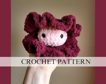 Odelia l'huître au crochet | Motif au crochet d'huîtres uniquement | Patron PDF Huître Amigurumi