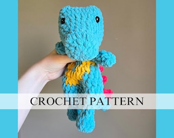 Toto the Water Crocodile Häkelanleitung: Starter Pocket Monster Amigurumi Snuggler (PDF-Muster)