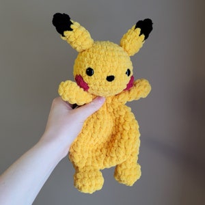 Pika the Electric Mouse Pattern Electric Mouse Crochet Pattern Pika Amigurumi Electric Mouse Amigurumi image 2