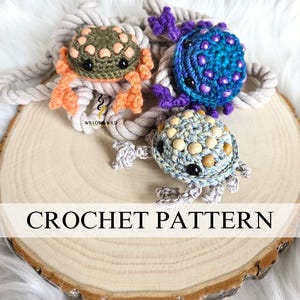Beaded Fidget Crab Crochet Pattern | Crochet Fidget Toy | Fidget Crochet Pattern | Crab Crochet Pattern | Crochet Market Prep