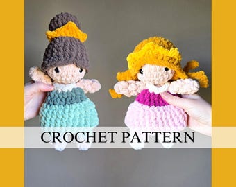 Willow the Princess Bub Pattern | Princess Crochet Pattern | Princess Plushie | Princess Amigurumi Pattern | Amigurumi Princess