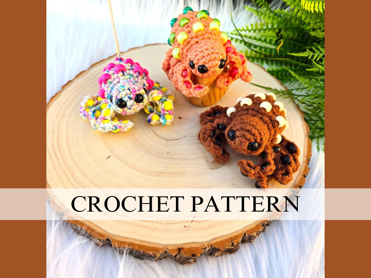 Beaded Fidget Spider Crochet Pattern