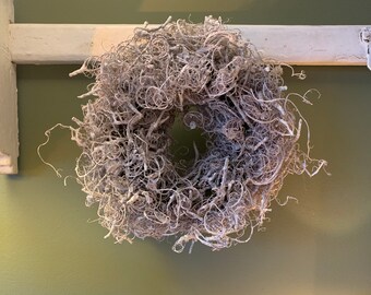 Wreath 4f branched hairy conifer