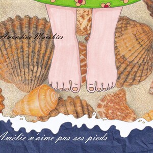 Album jeunesse "Amélie n'aime pas ses pieds"