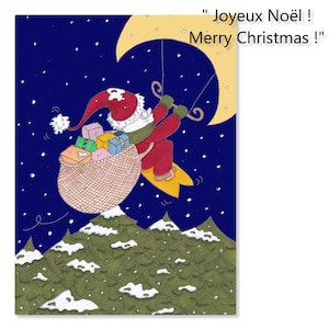 Carte Noël hiver / Christmas card Winter