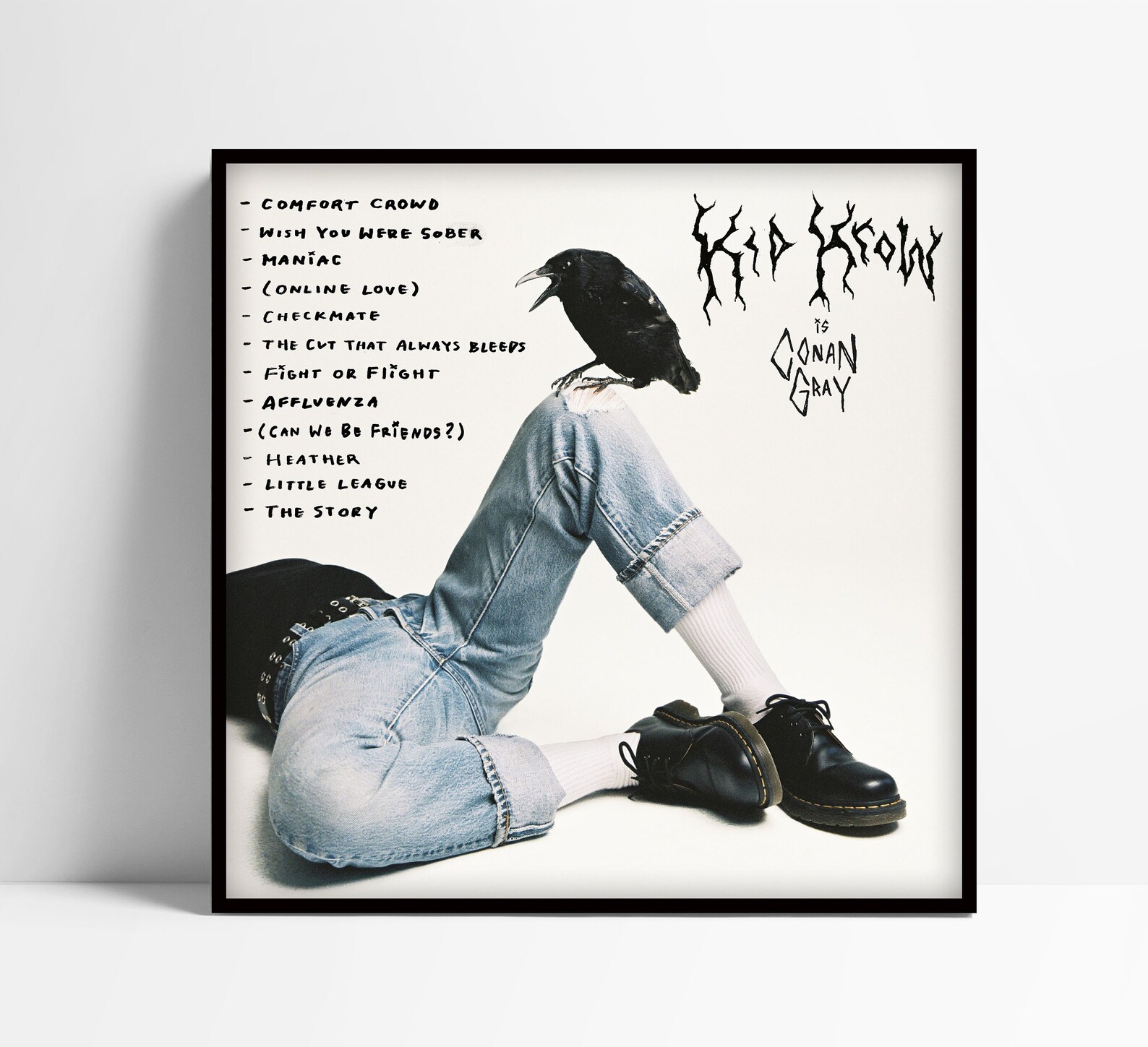 Kid Krow Conan Gray Music Album Cove Print/Music Gift/Album Etsy
