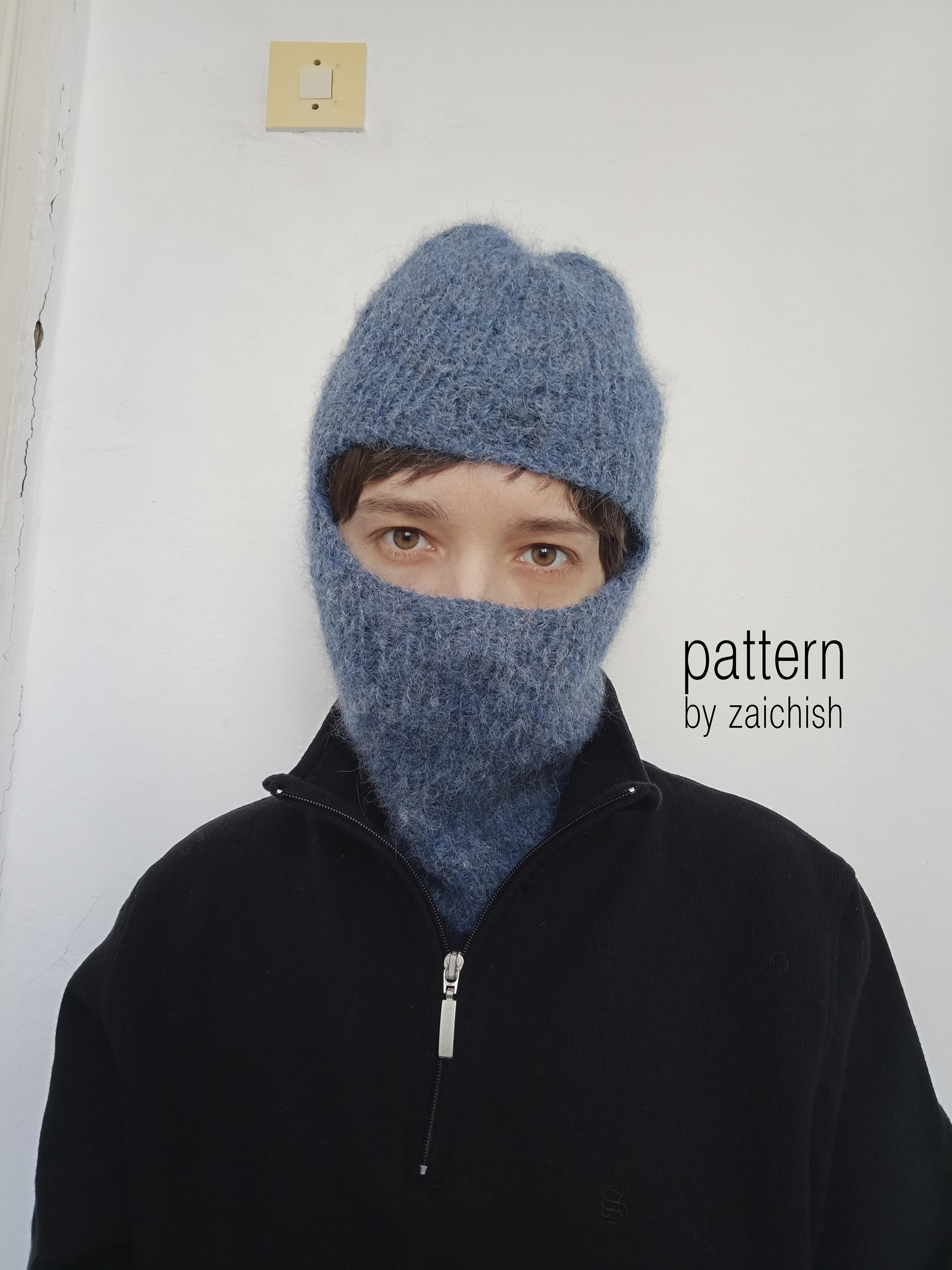 Balaclava Knitting Pattern PDF Etsy