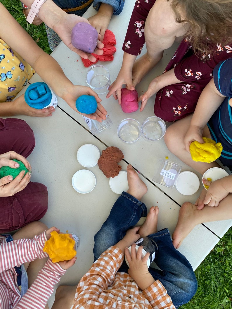 Homemade Nontoxic Playdough infused With Essential Oils Etsy