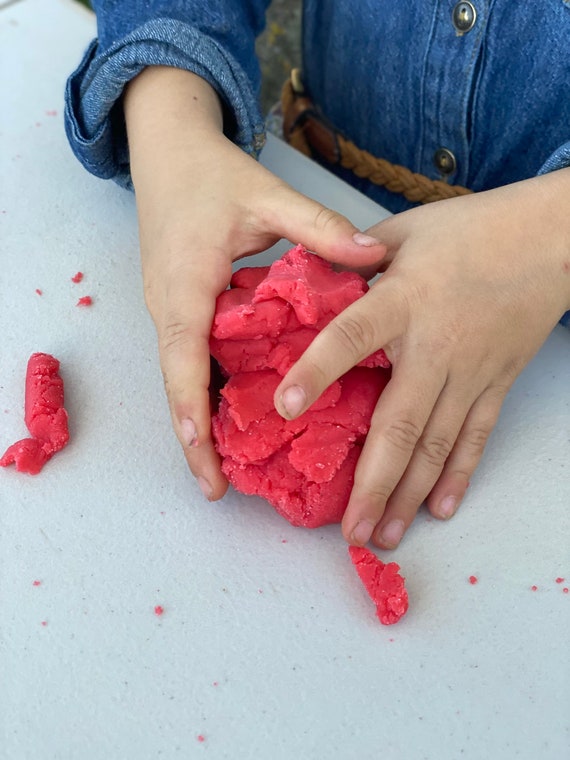 Homemade, Non-toxic Playdough infused With Essential Oils Christmas 